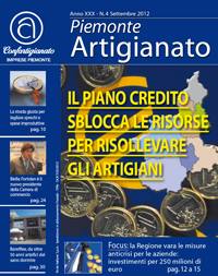 Piemonte Artigianato - Luglio, Agosto, Settembre 2012
